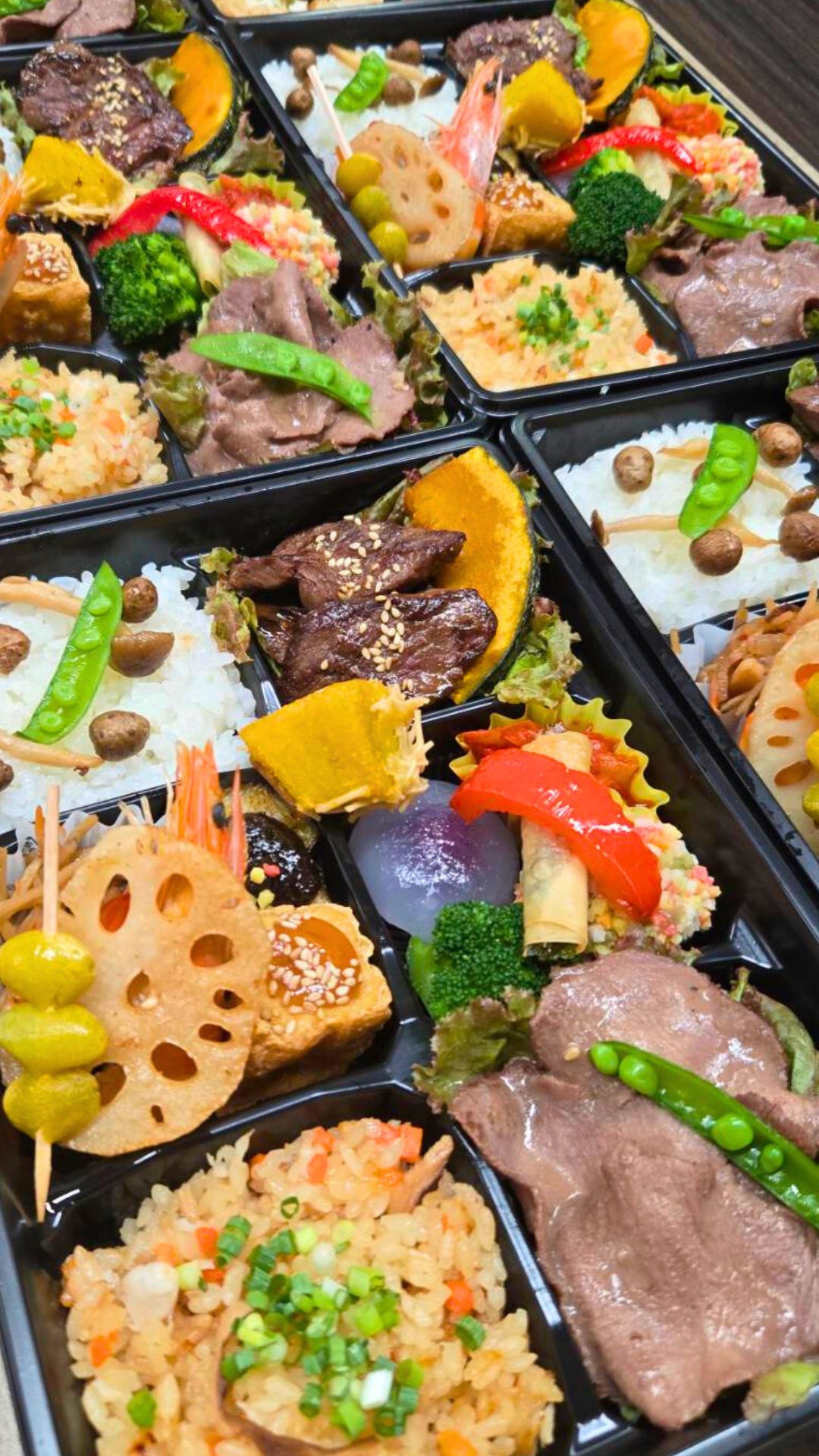贅沢な秋弁当、期間限定で大好評！